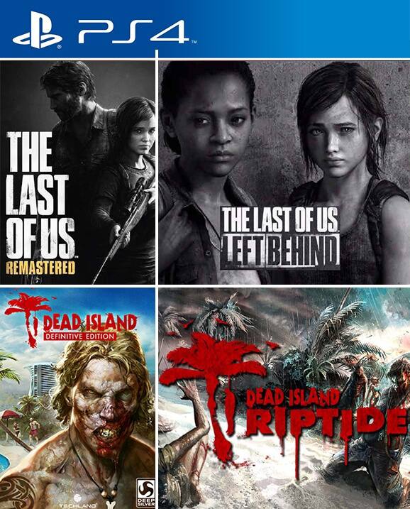 4 JUEGOS EN 1 THE LAST OF US mas THE LAST OF US LEFT BEHIND mas DEAD